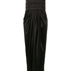 Dolce & Gabbana draped silk evening gown