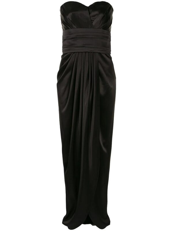 Dolce & Gabbana  draped silk evening gown