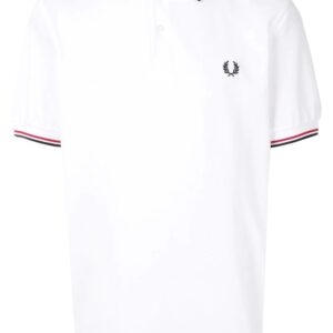 Fred Perry  stripe-trim logo polo shirt