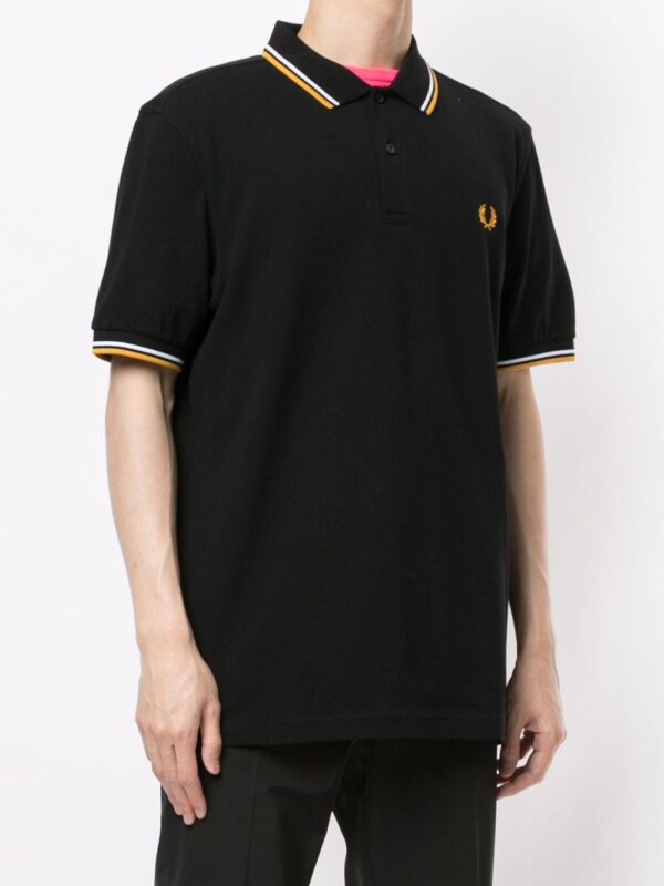 Fred Perry stripe-trim logo polo shirt - Image 3