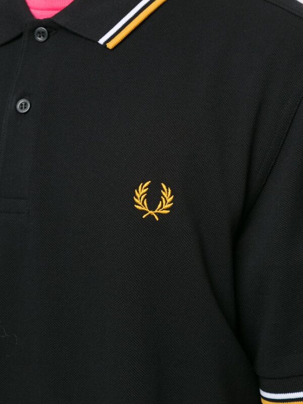 Fred Perry stripe-trim logo polo shirt - Image 5