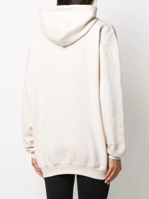 Balenciaga  logo print cotton hoodie - Image 4