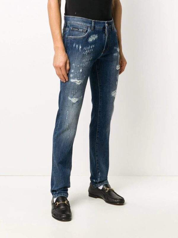 Dolce & Gabbana  distressed slim-fit jeans - Image 3