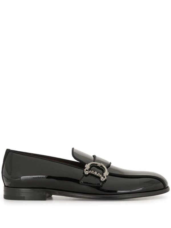 Dolce & Gabbana  baroque DG logo loafers