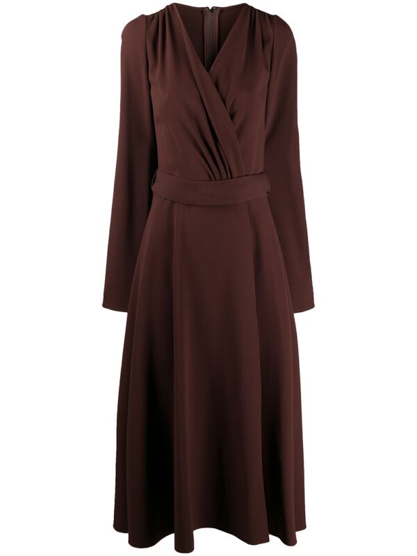 Dolce & Gabbana belted longuette dress