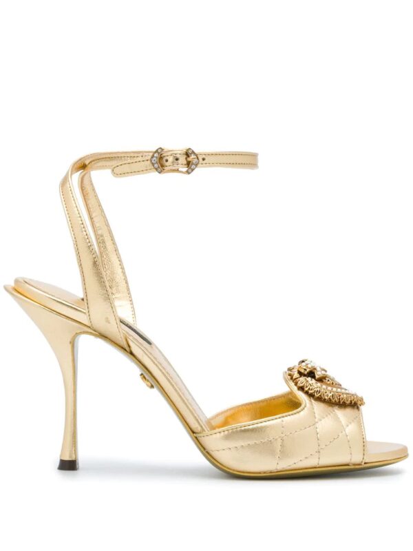 Dolce & gabbana  90mm Keira Devotion quilted sandals