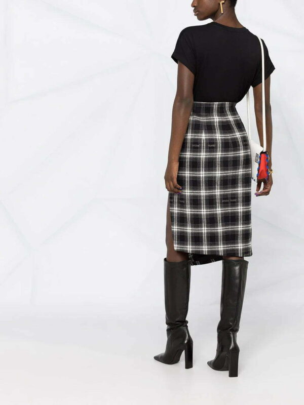Balmain  small flocked logo T-shirt - Image 4