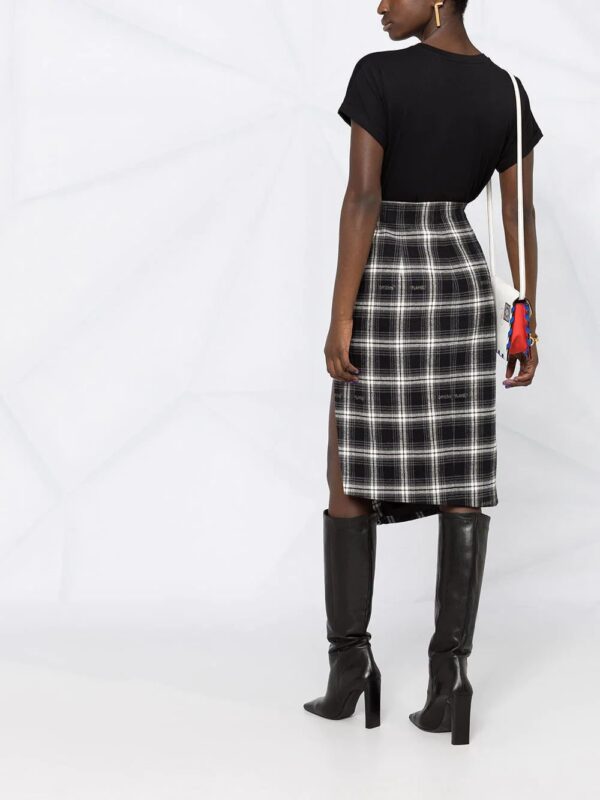 Balmain  small flocked logo T-shirt - Image 4
