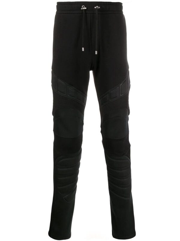 Balmain  panelled padded track pants
