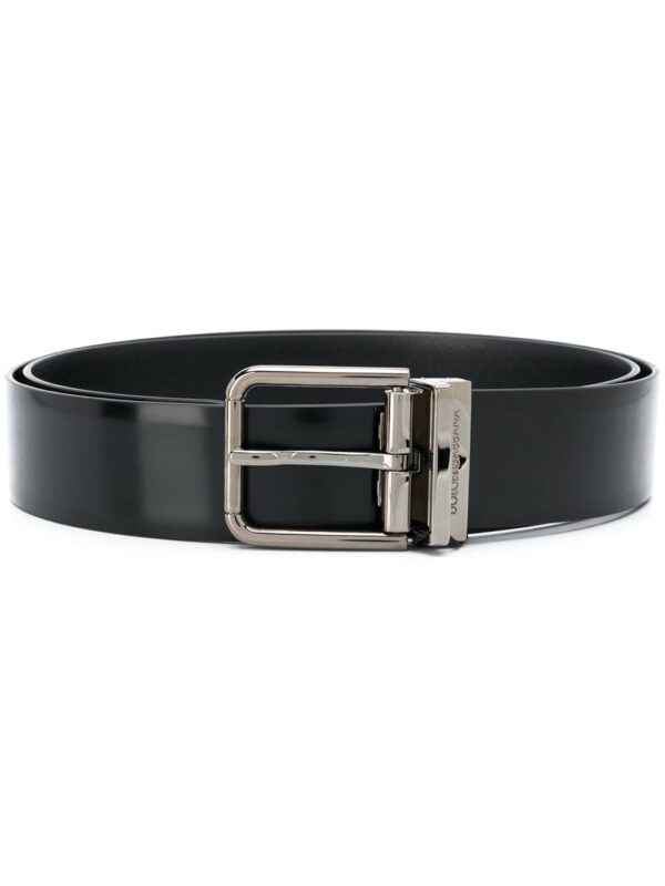 Dolce & gabbana  logo-engraved buckle belt