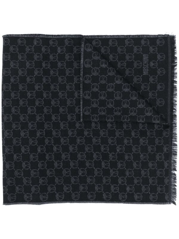 Moschino  logo-intarsia scarf