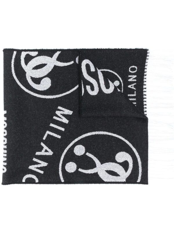 Moschino  woven logo scarf