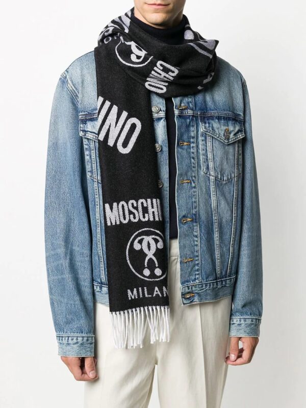 Moschino  woven logo scarf - Image 2