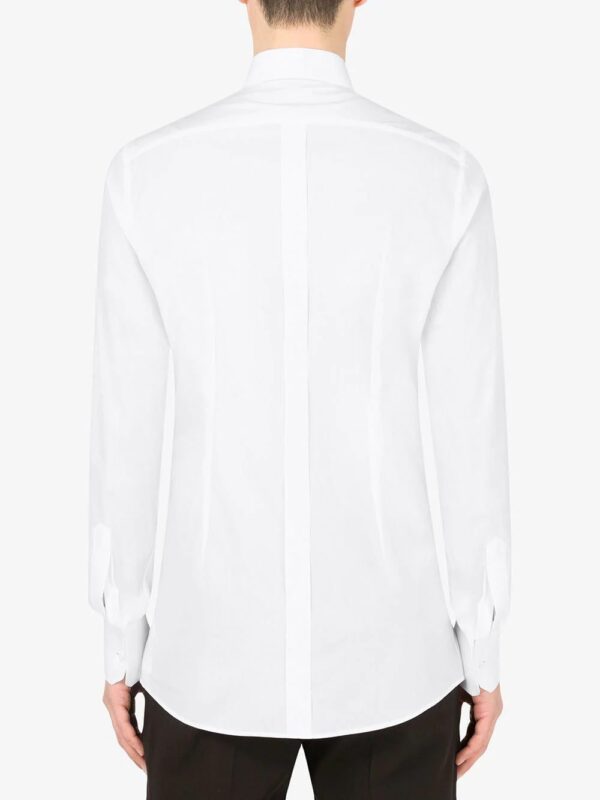 Dolce & Gabbana  appliqué cotton-poplin shirt - Image 4