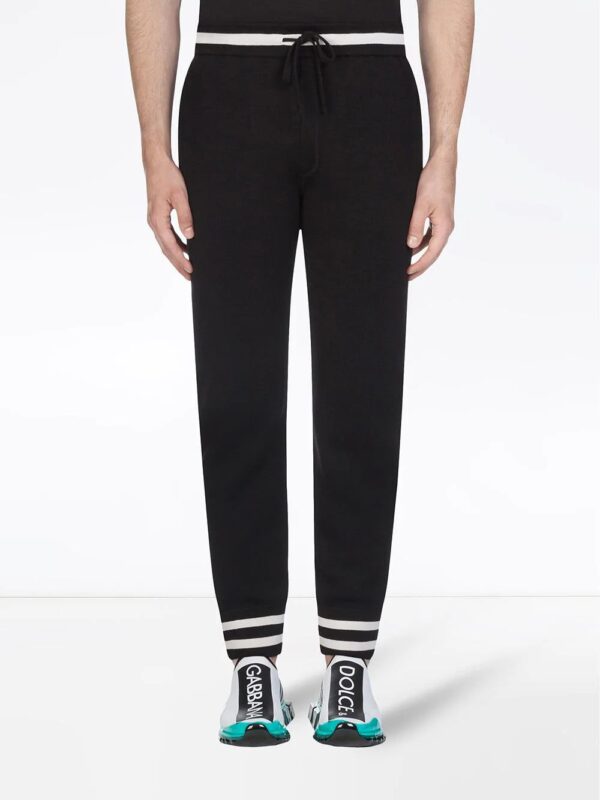 Dolce & Gabbana  striped drawstring track pants - Image 3