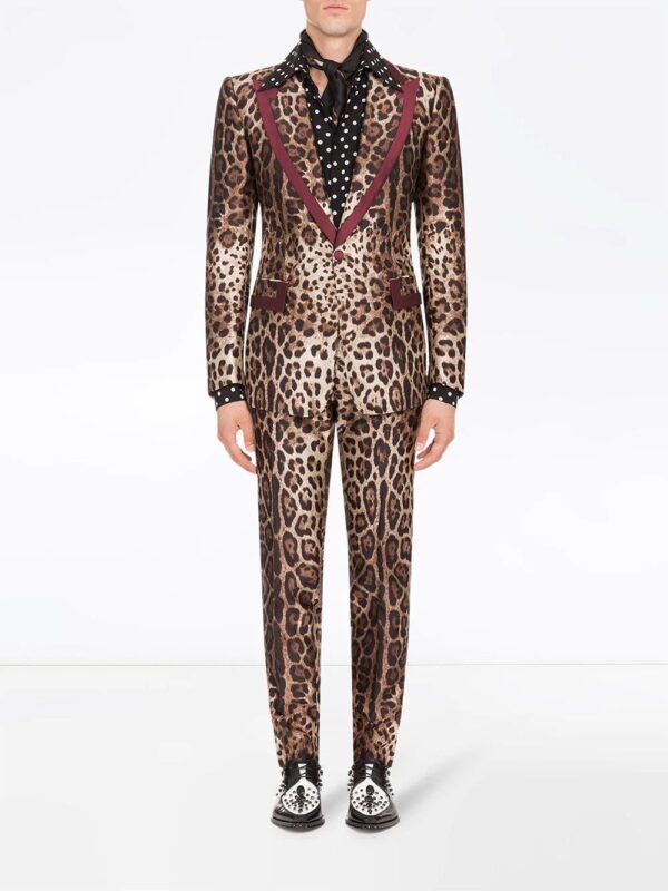 Dolce & Gabbana  leopard print single-breasted blazer - Image 2