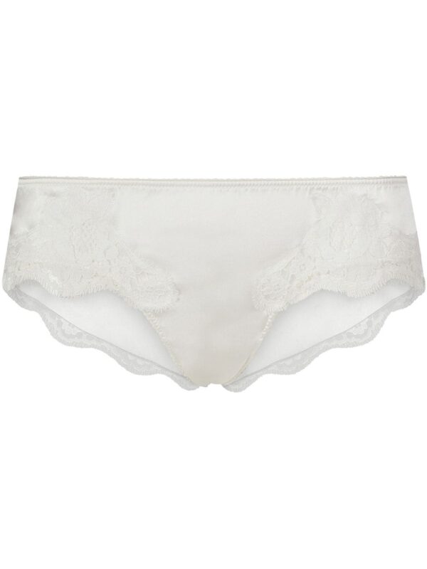 Dolce & Gabbana  lace-detail satin briefs