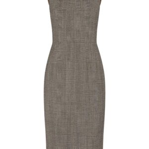 Dolce & Gabbana  plaid wool mid-length dress