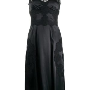 Dolce & Gabbana  satin lace-trim slip dress