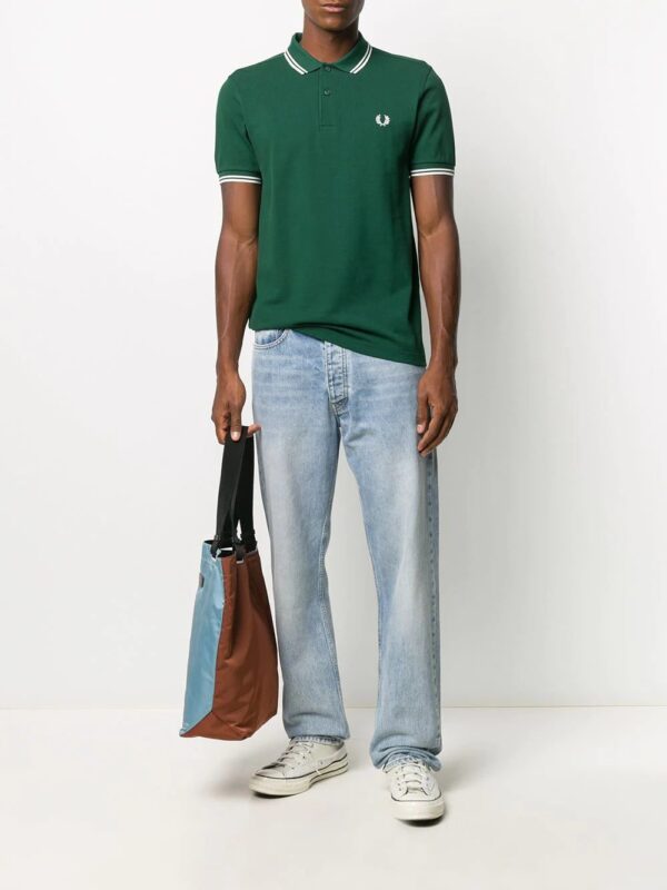 Fred Perry logo embroidered polo shirt - Image 2