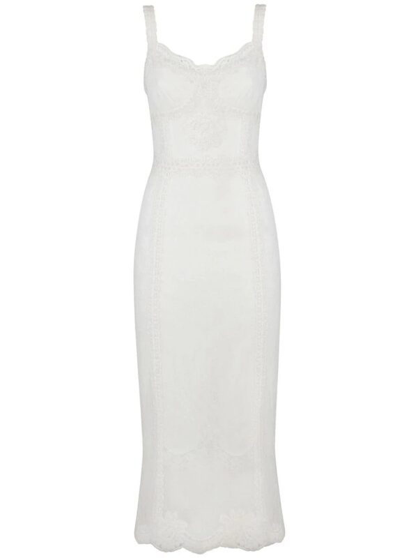 Dolce & Gabbana  sweetheart-neckline lace sheath dress