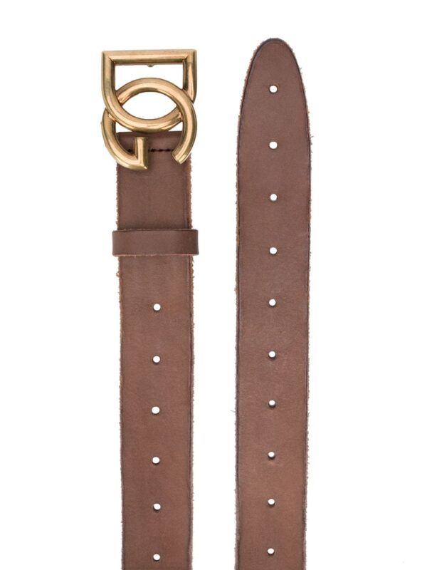 Dolce & gabbana  DG buckle leather belt - Image 2