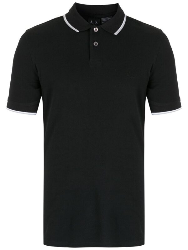 Armani Exchange  contrasting-trim polo shirt