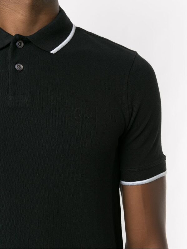 Armani Exchange  contrasting-trim polo shirt - Image 4
