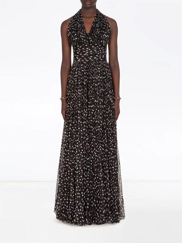 Dolce & Gabbana  polka-dot floor-length dress - Image 2