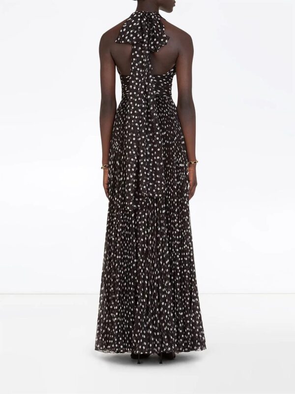 Dolce & Gabbana  polka-dot floor-length dress - Image 4