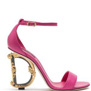 Dolce & Gabbana  105 mm Keira baroque logo sandals