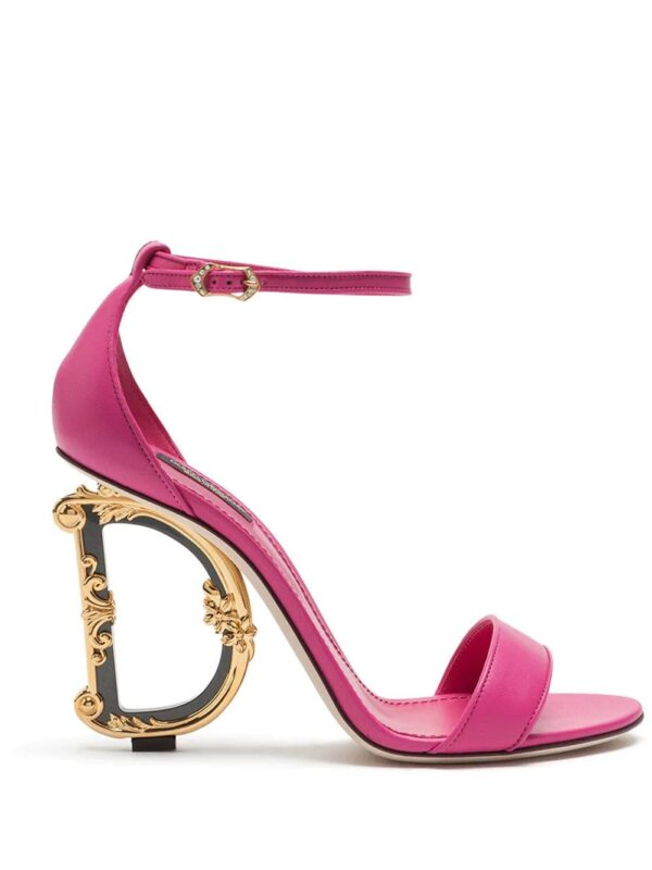 Dolce & Gabbana  105 mm Keira baroque logo sandals