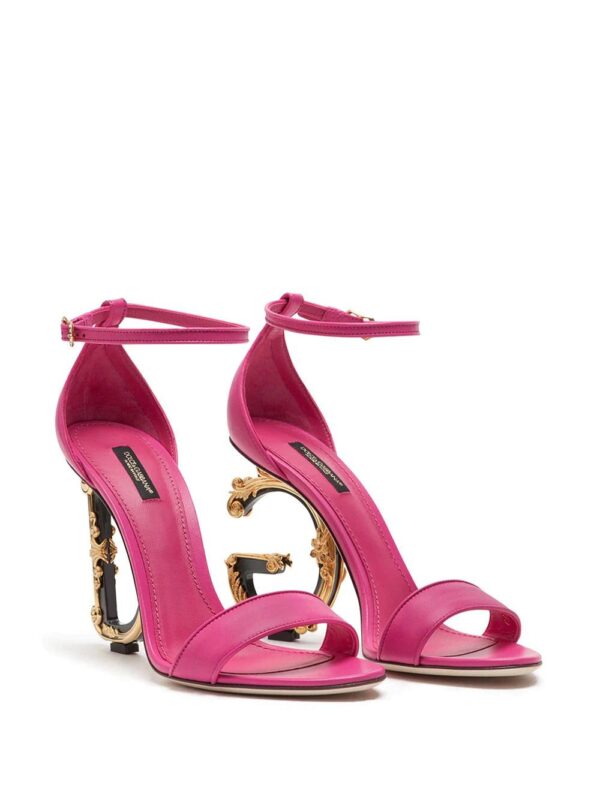 Dolce & Gabbana  105 mm Keira baroque logo sandals - Image 2