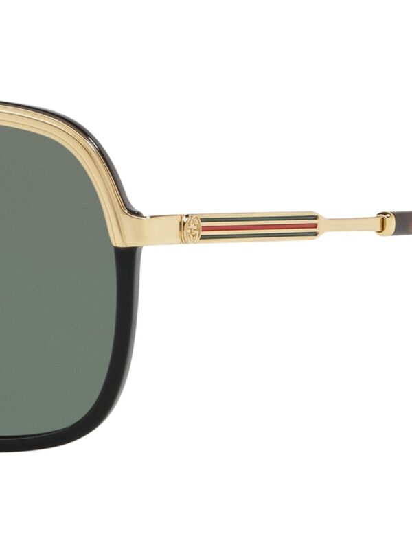Gucci Eyewear Web detail navigator-frame sunglasses - Image 4