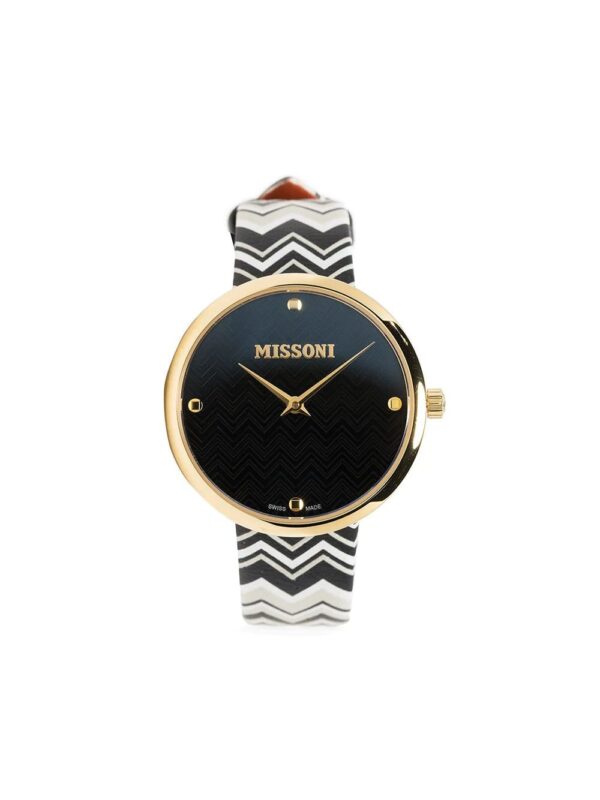 Missoni  M1 chevron-strap watch