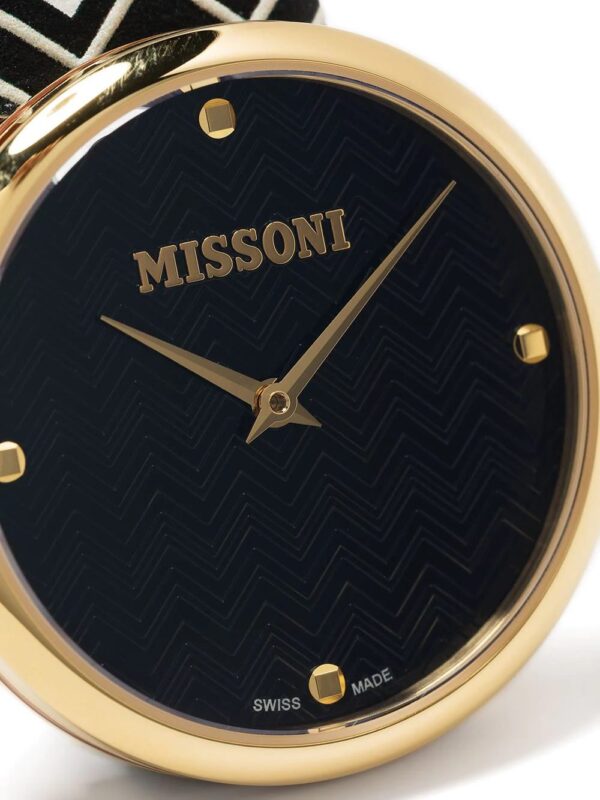 Missoni  M1 chevron-strap watch - Image 3