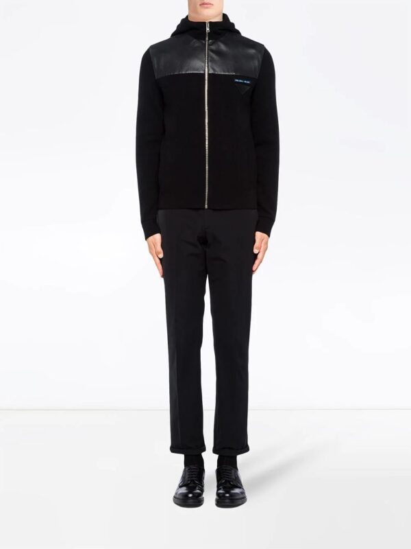 Prada  zip-up knitted hoodie - Image 2