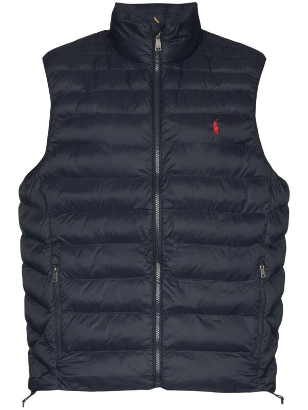 Polo Ralph Lauren  logo-embroidered puffer gilet
