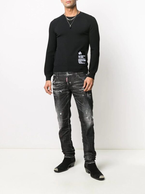 Dsquared2  fitted long-sleeve jumper - Image 2