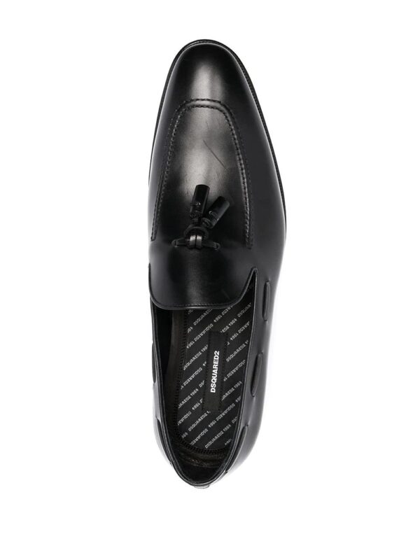 Dsquared2  tassel-embellished leather loafers - Image 4
