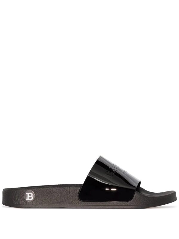 Balmain  embossed logo slides