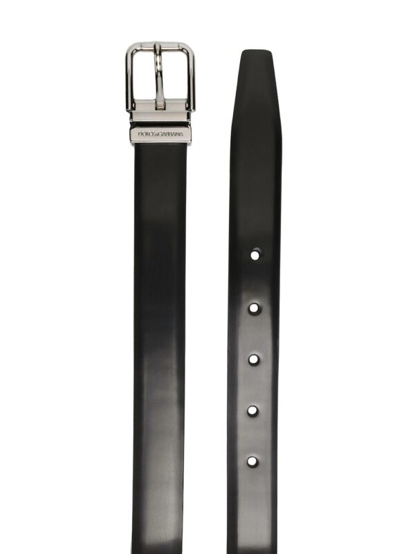Dolce & gabbana  logo-engraved buckle belt - Image 2