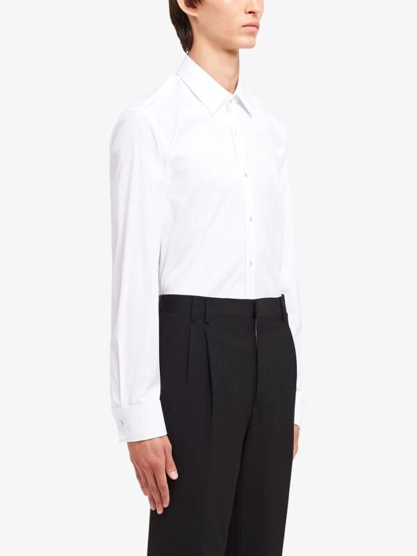 Prada  spread collar button-up shirt - Image 2
