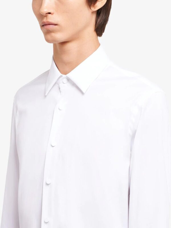 Prada  spread collar button-up shirt - Image 4