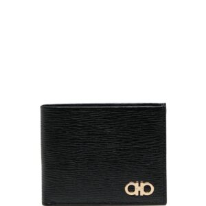 Ferragamo  gold-tone logo plaque wallet