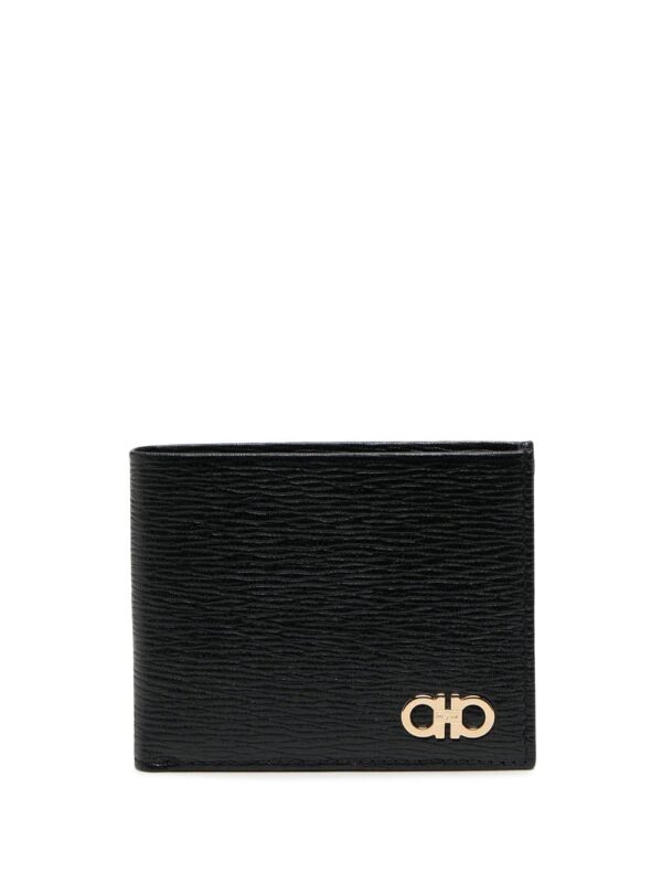 Ferragamo  gold-tone logo plaque wallet