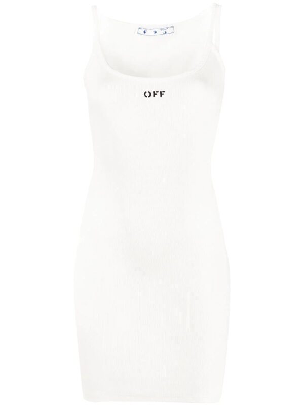 Off-White  basic ribbed dress