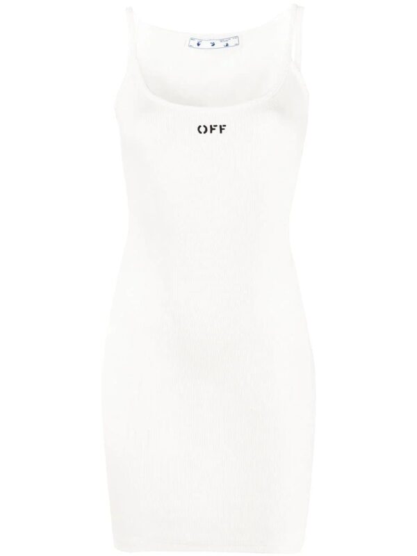 Off-White  basic ribbed dress