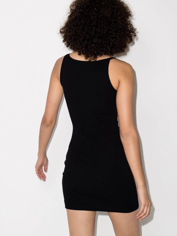 Off-White  logo-print ribbed dress - Image 3