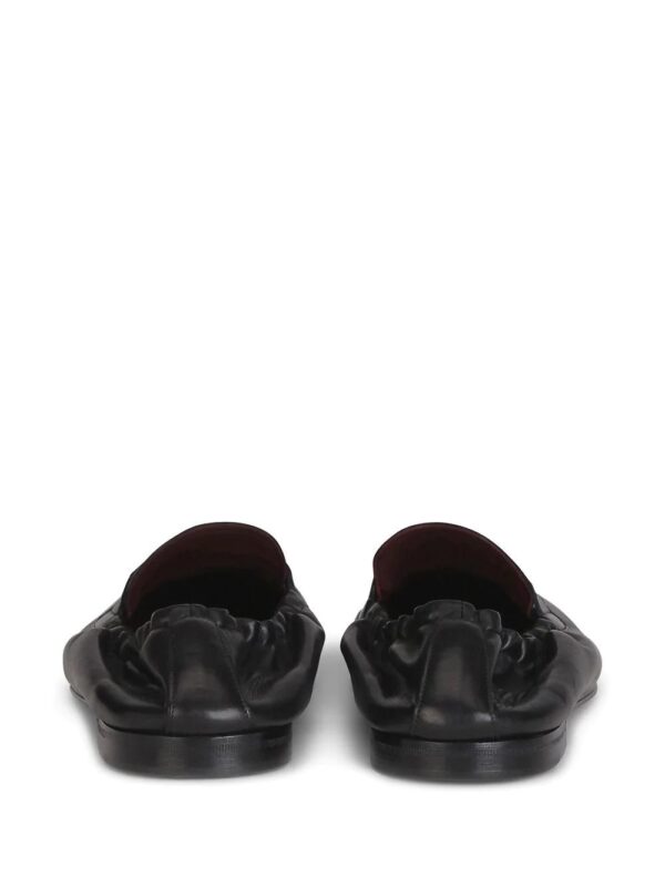 Dolce & Gabbana  logo-embossed leather slippers - Image 3
